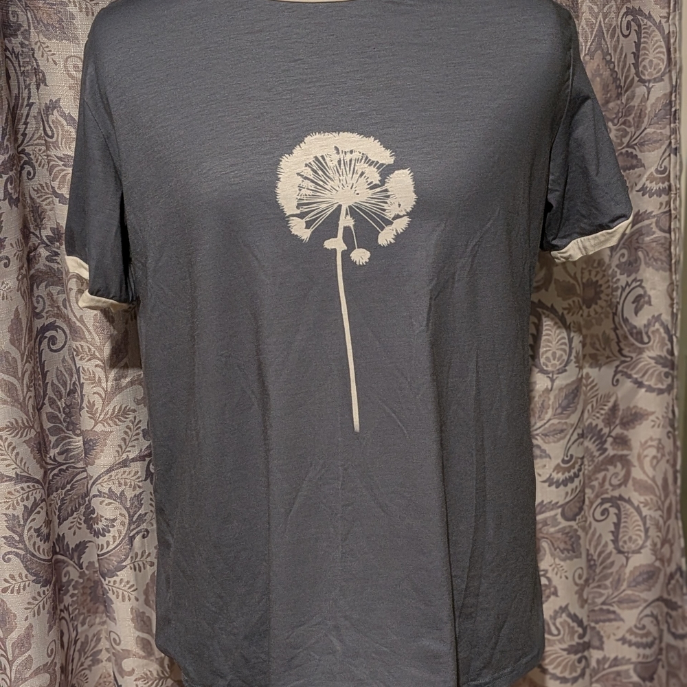 MISSLOOK Charcoal Dandelion Men's Tee